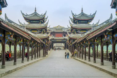Sichuan Köprüsü 'nün antik kenti