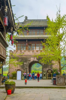 Antik Şehir Rıhtımı, Huanglong Vadisi, Sichuan