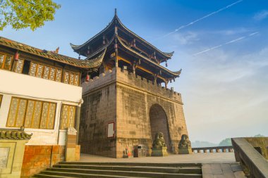 Chengdu 'daki eski binalar