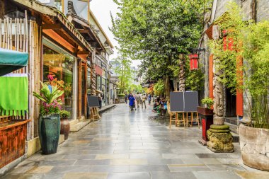 Chengdu 'daki eski binalar