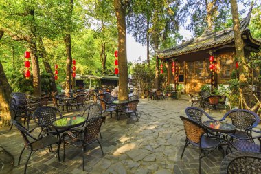 Sichuan 'daki eski binalar