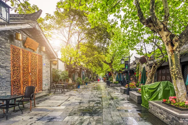 Starověké Ulice Obydlí Čcheng — Stock fotografie