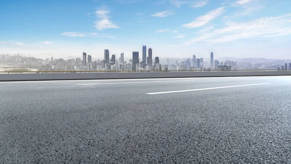 Straßenuntergrund Und Stadtlandschaft Von Chongqing — Stockfoto