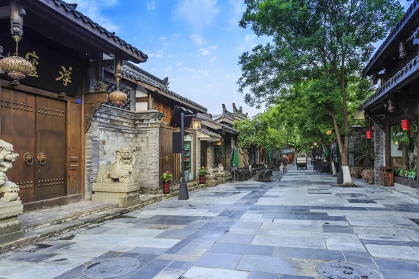 Παλιά Κτίρια Στην Αρχαία Πόλη Sichuan — Φωτογραφία Αρχείου