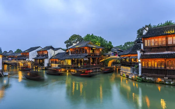 Wuzhen Miasto Chinach — Zdjęcie stockowe