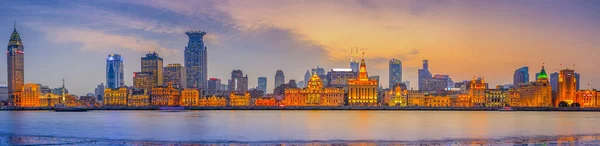 Shanghai Bund District China — Stock Photo, Image