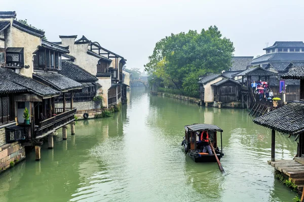 Jiangnan Πόλη Του Νερού Wuzhen — Φωτογραφία Αρχείου