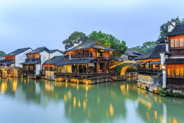 Wuzhen Miasto Chinach — Zdjęcie stockowe