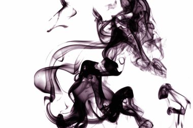 Beyaz arkaplanda mürekkep