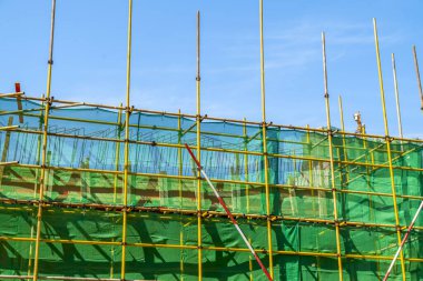 Kentsel kentteki inşaat alanı