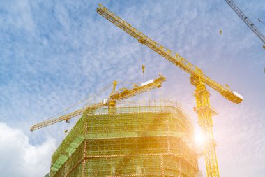 Kentsel şehirde inşaat