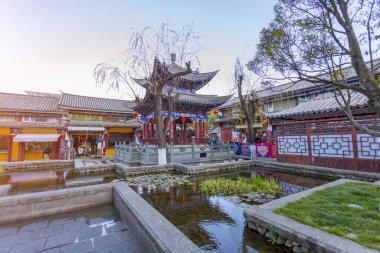 Yunnan 'daki antik Dali şehri.