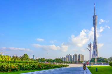 Kentsel mimari manzara ve ufuk çizgisi