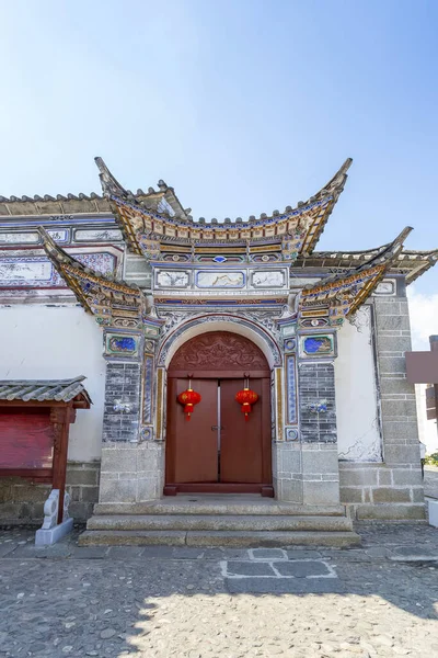 Traditionelle Architektur Von Yunnan Bai — Stockfoto