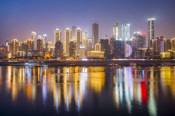 Skyline Stadens Arkitektoniska Landskap Chongqing — Stockfoto