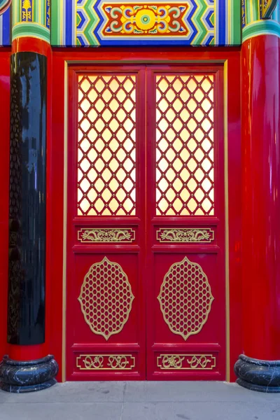 Chinese Red Palace Gate — Stock Photo, Image