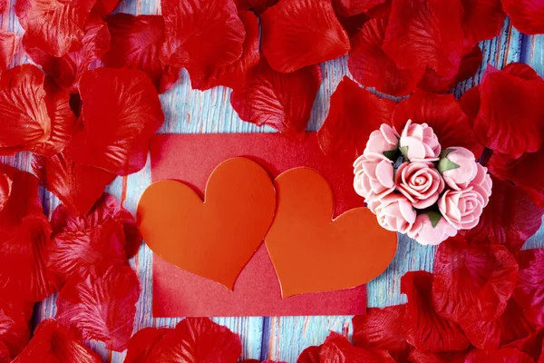 Художні Валентинки Вітальна Листівка — стокове фото