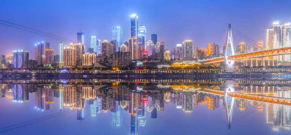 Skyline Del Paisaje Arquitectónico Urbano Chongqing —  Fotos de Stock