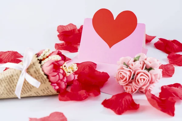 Tarjeta Felicitación Art San Valentín —  Fotos de Stock