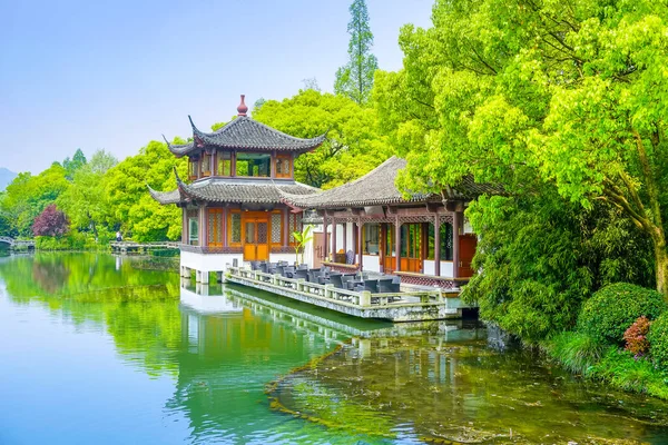中国古典园林的建筑景观 — 图库照片