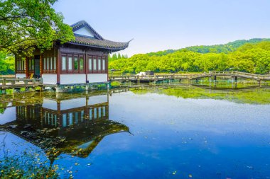 Çin Klasik Bahçeleri 'nin mimari manzarası