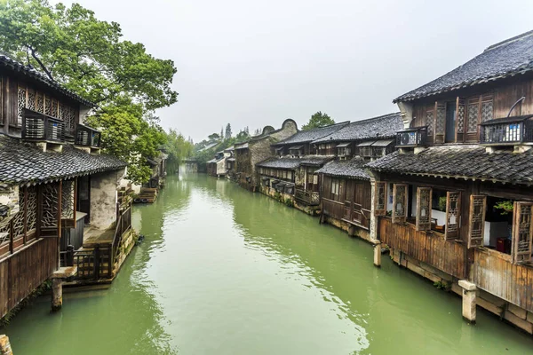 Miasto Wodne Jiangnan Wuzhen — Zdjęcie stockowe