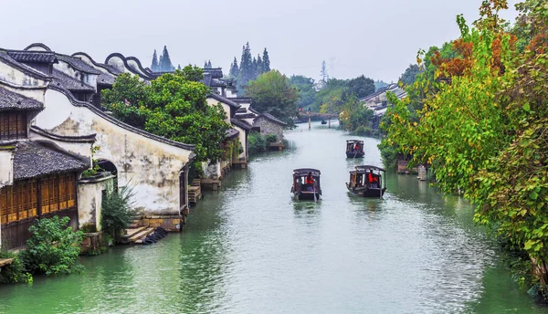 Jiangnan Πόλη Του Νερού Wuzhen — Φωτογραφία Αρχείου