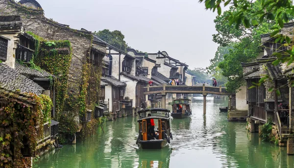 Miasto Wodne Jiangnan Wuzhen — Zdjęcie stockowe