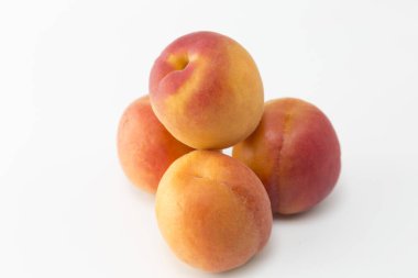 beyaz zemin üzerine kayısı