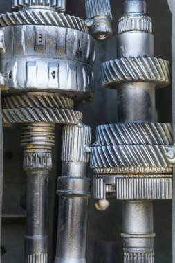 Metal dişli endüstriyel arka plan