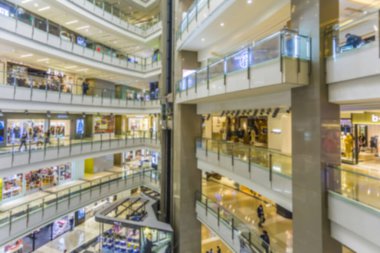 Bulanık alışveriş arkaplan görüntüsü