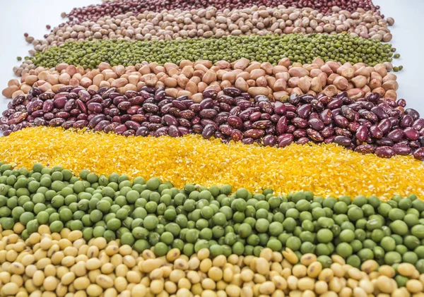 Granos Integrales Fondo Alimentario —  Fotos de Stock