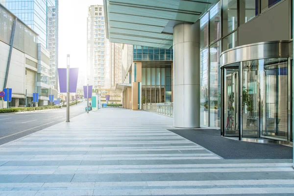 City Square Building Landscape Skyscraper Central Qingdao — Stock Photo, Image