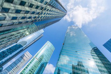 Lujiazui, Şangay 'da kentsel mimari manzara