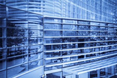 Çin 'in kentsel şehrinde modern mimari