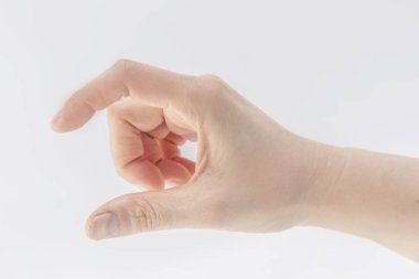 Hareketli eylem beyaz arkaplan