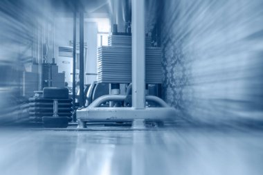 jimnastik salonu iç görünümü