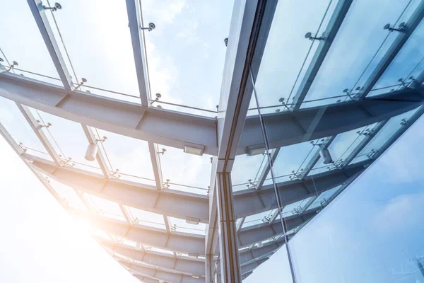 Low angle view of modern ceiling