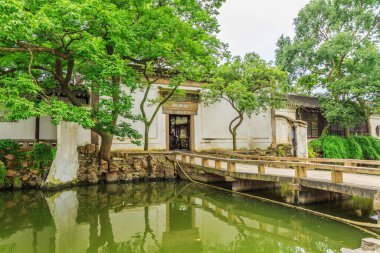 Çin 'deki Suzhou bahçeleri.
