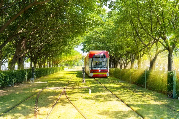 Guangzhou City Light Rail Train China — Stock Photo, Image