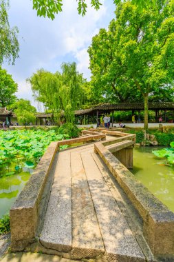 Çin 'deki Suzhou bahçeleri.