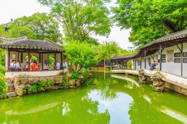 Çin 'deki Suzhou bahçeleri.