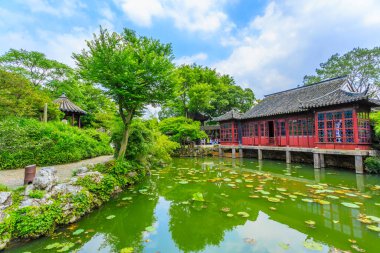 Çin 'deki Suzhou bahçeleri.