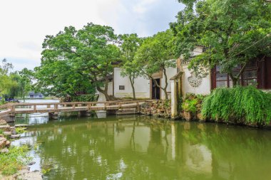 Çin 'deki Suzhou bahçeleri.