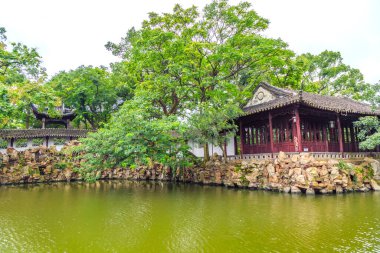 Çin 'deki Suzhou bahçeleri.