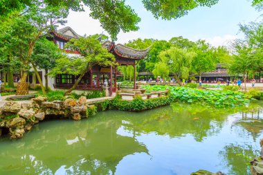 Çin 'deki Suzhou bahçeleri.