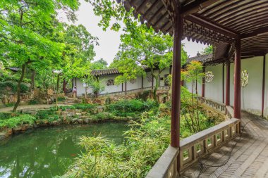 Çin 'deki Suzhou bahçeleri.