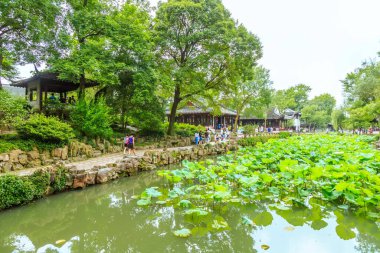 Çin 'deki Suzhou bahçeleri.