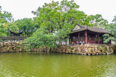 Çin 'deki Suzhou bahçeleri.