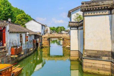 Çin 'deki Suzhou bahçeleri.